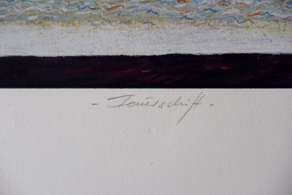 Serigrafia, Peter Foeller, Feuerschiff, 1990