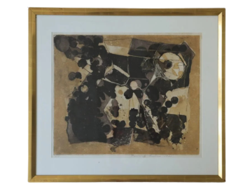 Akwaforta, Thormod Larsen, Komposition, 1961