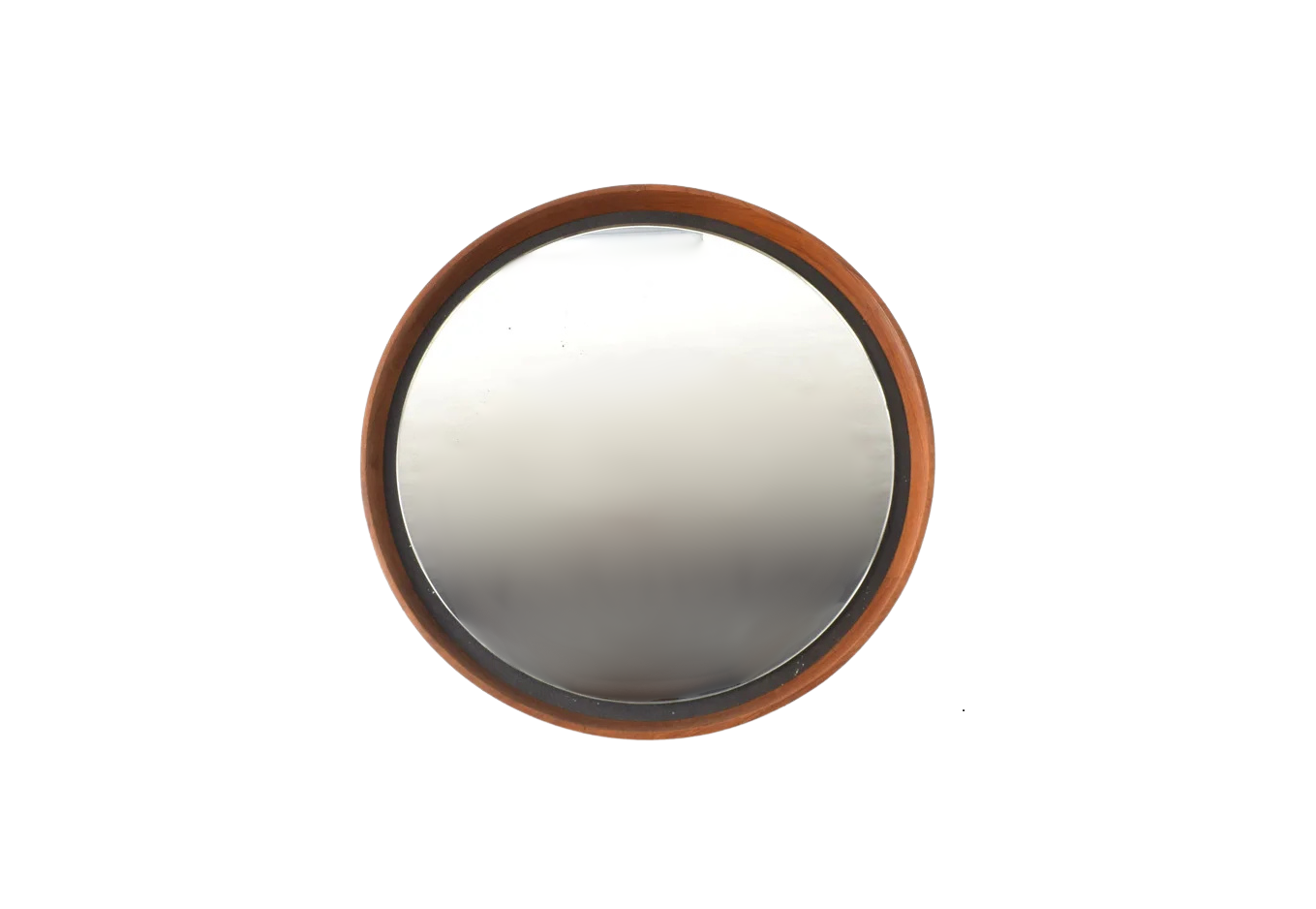 Lustro tekowe proj. Uno & Ostena Kristiansen, Luxus, Szwecja, lata 60