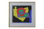 Kolorowa litografia, Aage Schmidt, Komposition, 1987