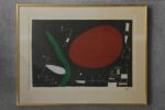 Litografia kolorowa, Soleil et Étincelles, Joan Miró, lata 60