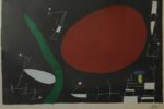 Litografia kolorowa, Soleil et Étincelles, Joan Miró, lata 60