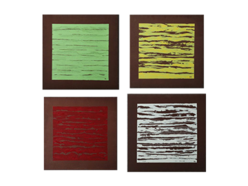 Cykl 4 obrazów olejnych na płótnie, Ewa Söderström, Fyra årstiderna, Skandynawia