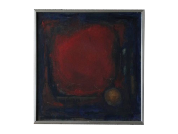 Obraz olejny na płótnie, Eke Bjerén, Röd Aften, 1962