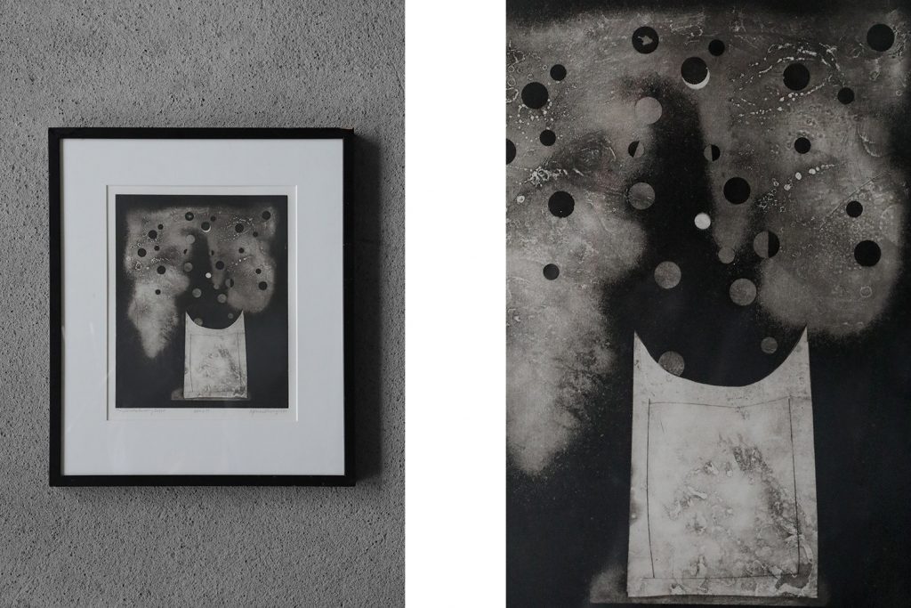 Akwaforta, Bukett, Bertil Lundberg, 1980