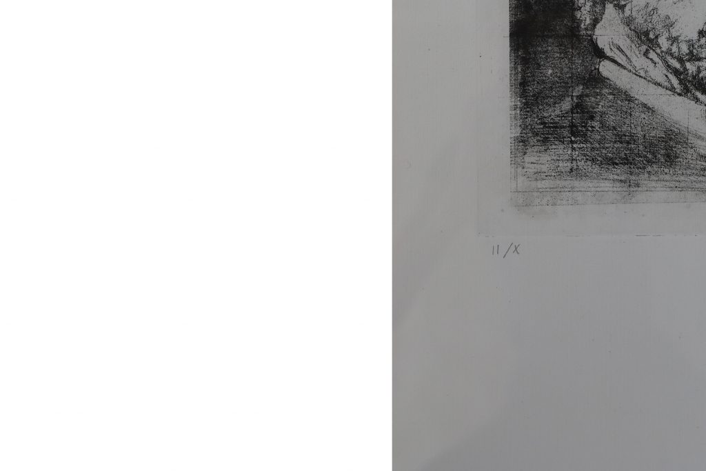 Akwaforta, Maurizio Bini, lata 60