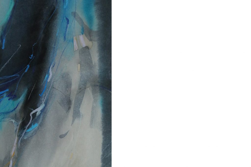 Nude, akwarela, Pastel, Antoni Karwowski, 1992