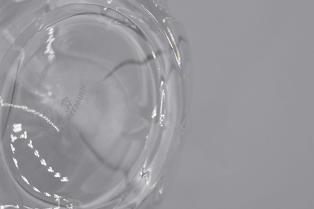 Spherical crystal vase, Nachtmann, Germany, 1960s