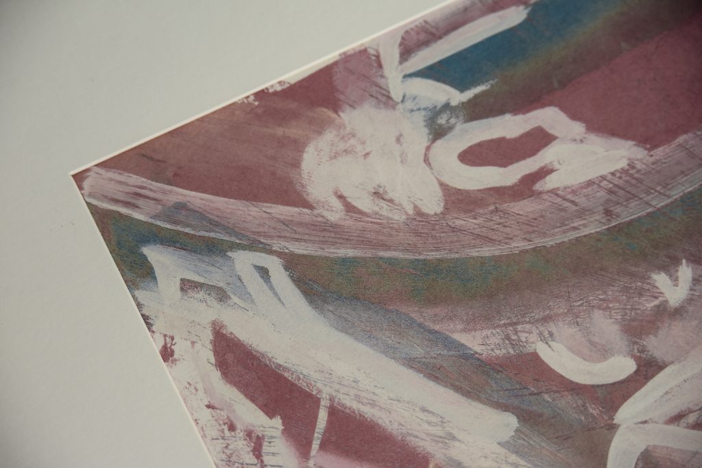 Kolorowa litografia, Kompozycja, 1981