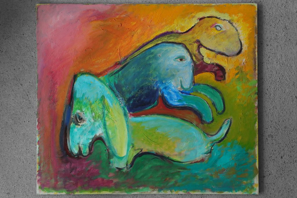 Obraz olejny na płótnie, Lennart Lilja, Szwecja