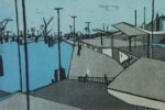 Akwaforta, Otto Eglau, Im Hafen, 1961