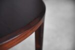 Okrągły stolik palisandrowy 283 ,proj. J. Andersen, C.F.C. Silkebørg, Dania, lata 60
