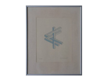 Litografia, Impossible figures, Oscar Reutersvärd, Szwecja