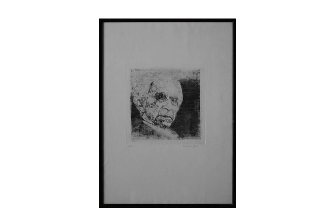 Akwaforta, Maurizio Bini, lata 60