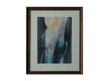 Nude, akwarela, Pastel, Antoni Karwowski, 1992