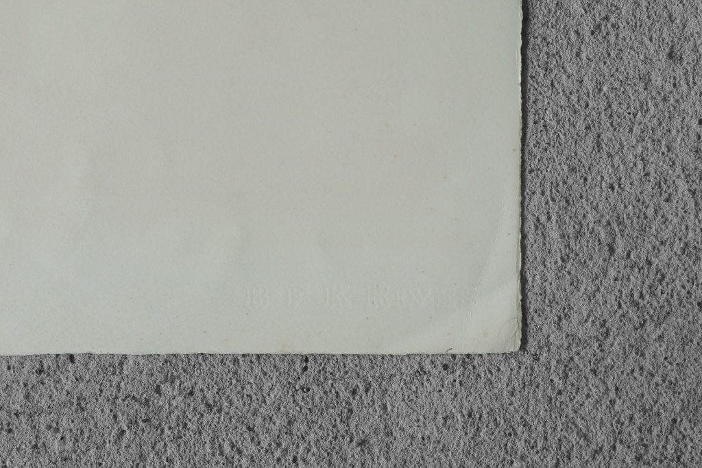 Litografia na papierze BFK Rives, René Genis, lata 70