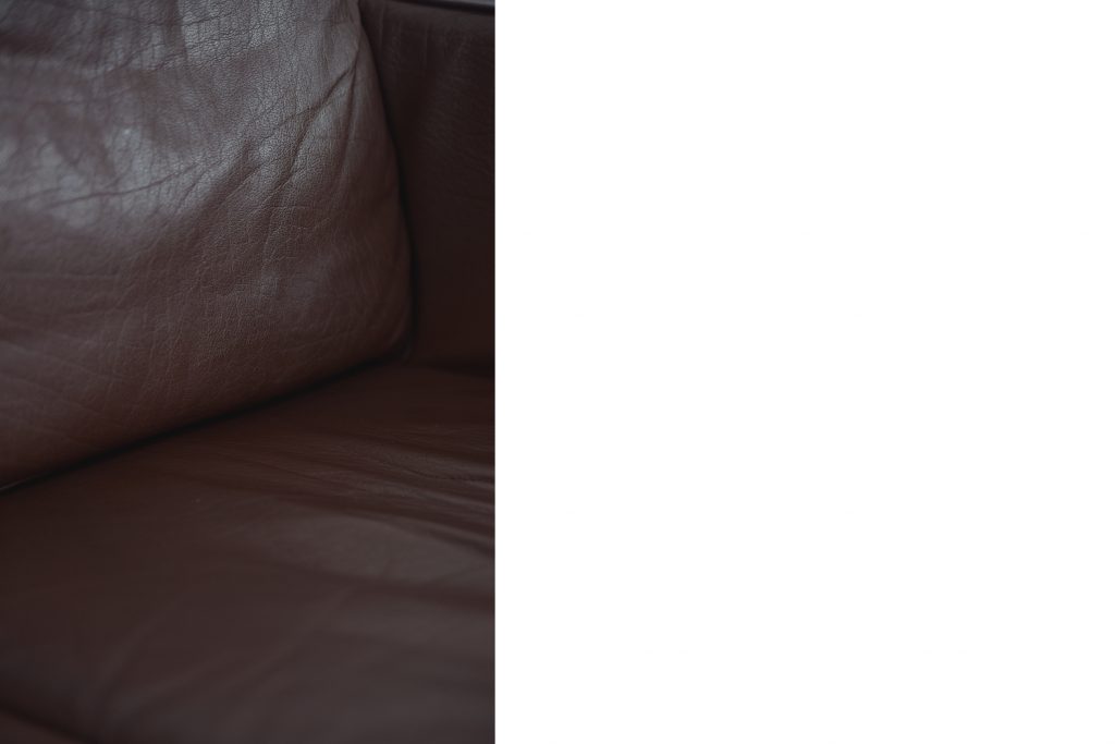 Komplet skórzanych sof, Dania, lata 70