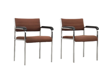 Para foteli biurowych, Fröscher Sitform, Niemcy, lata 70