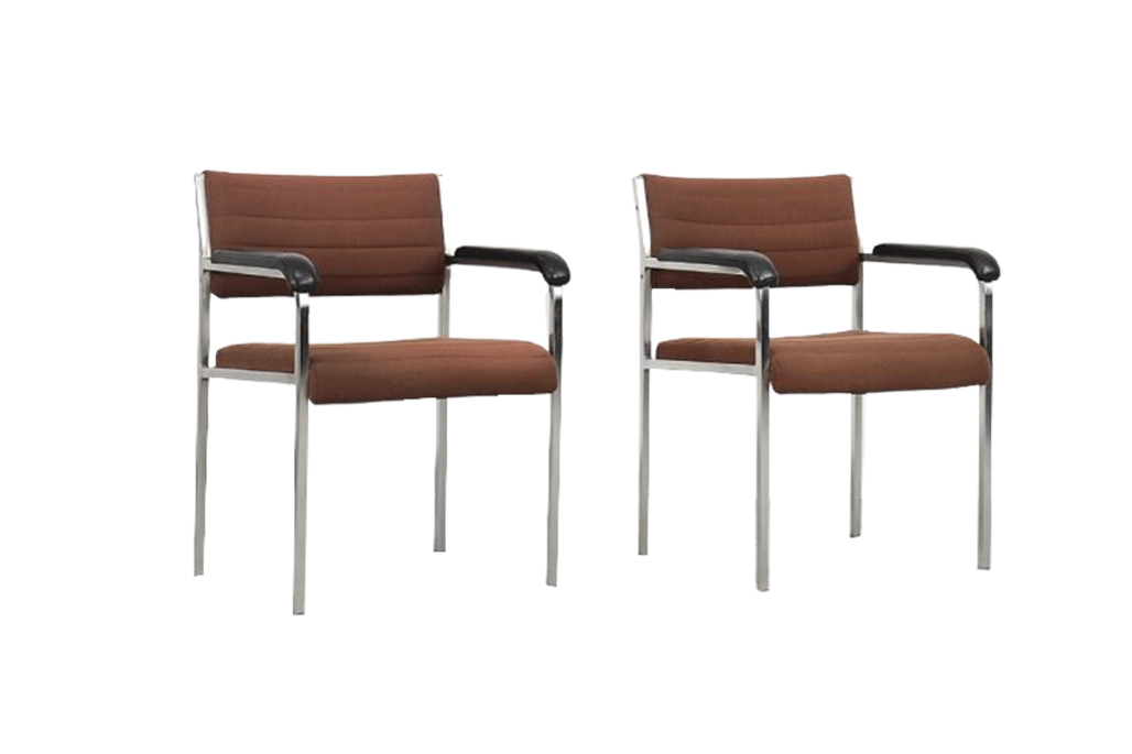 Para foteli biurowych, Fröscher Sitform, Niemcy, lata 70