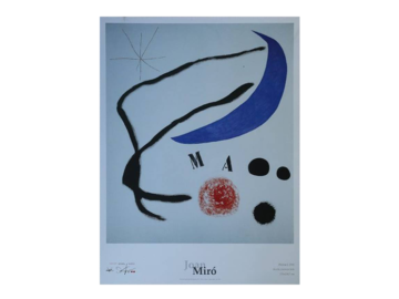 Plakat Poema I, 1968, Joan Miró, Barcelona, 1995