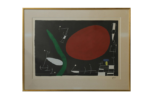 Litografia kolorowa, Soleil et Étincelles, Joan Miró, lata 60