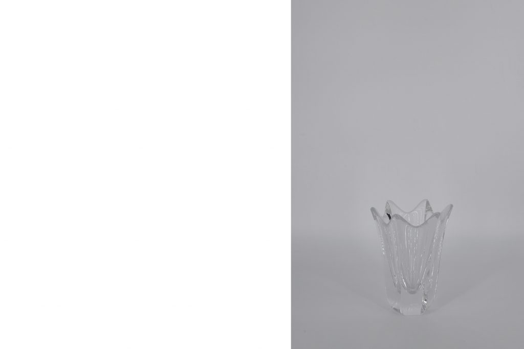 Tulip crystal vase, designed by Jan Johansson, Orrefors, Sweden, 1970s
