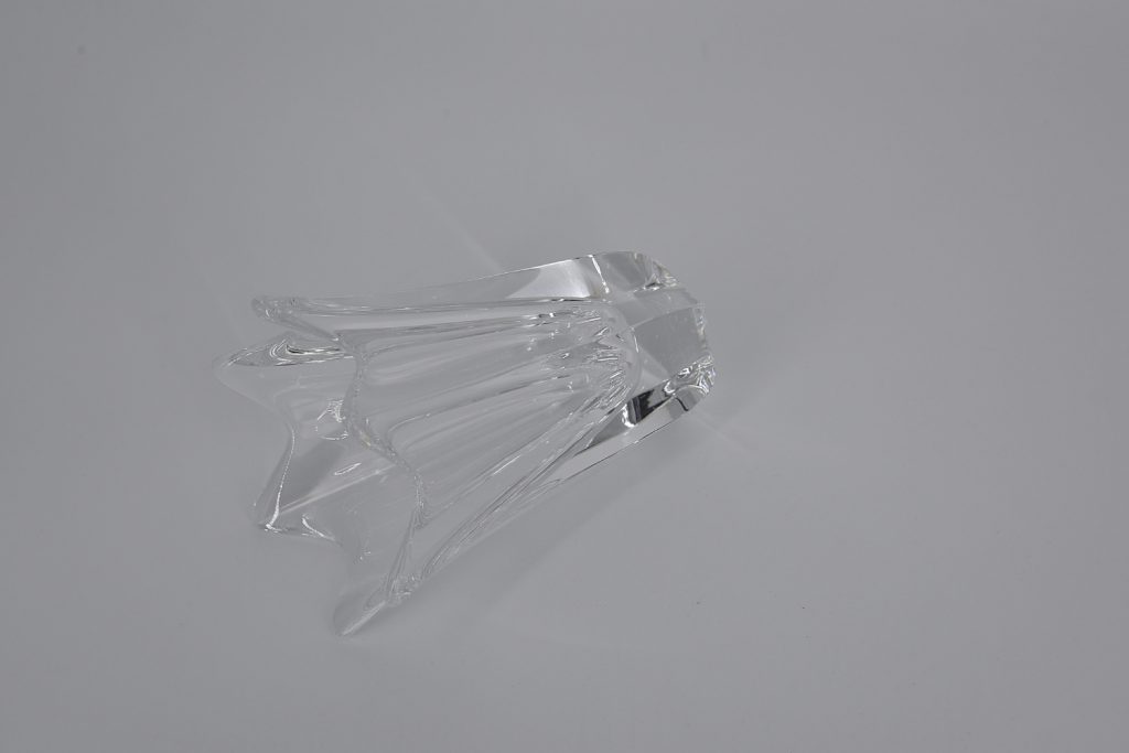 Tulip crystal vase, designed by Jan Johansson, Orrefors, Sweden, 1970s