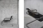 Skórzany fotel, proj. Franco Albini, Tecta, Niemcy, 1933