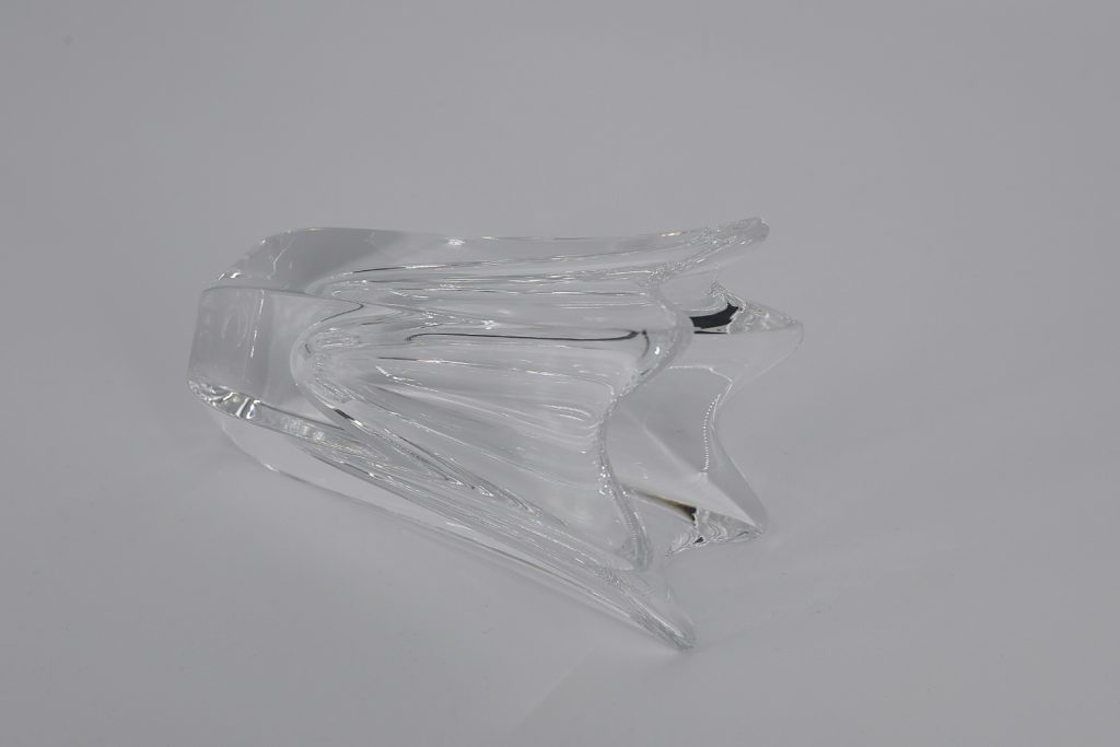 Tulip crystal vase, designed by Jan Johansson, Orrefors, Sweden, 1970s