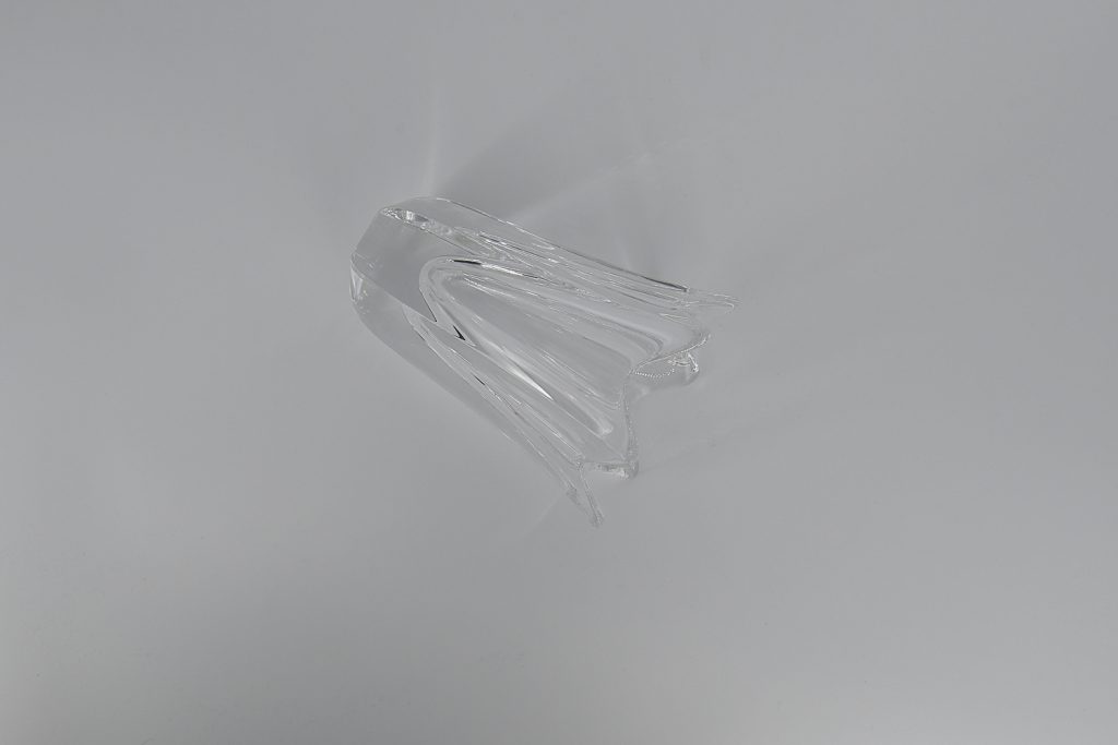 Tulip crystal vase, designed by Jan Johansson, Orrefors, Sweden, 1970s