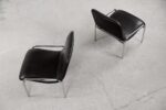 Para foteli minimalistycznych, Thonet, Niemcy, lata 70