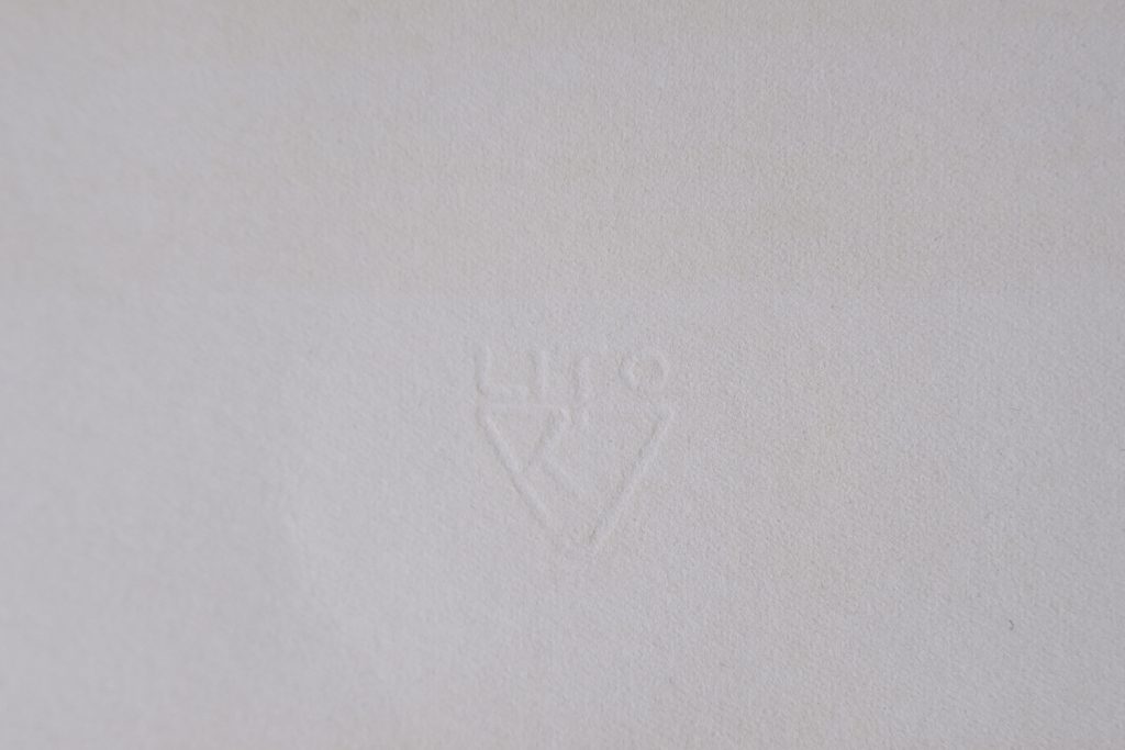 Litografia na papierze Van Gelder Zonen, Jörgen Fogelqvist, lata 80