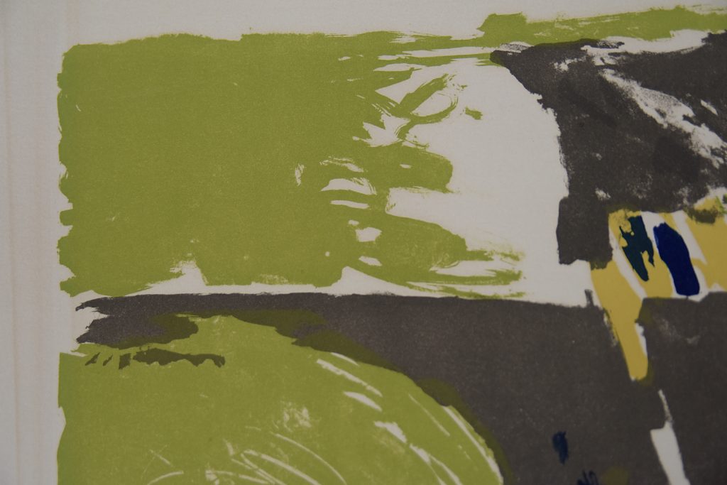 Litografia na papierze Van Gelder Zonen, Jörgen Fogelqvist, lata 80