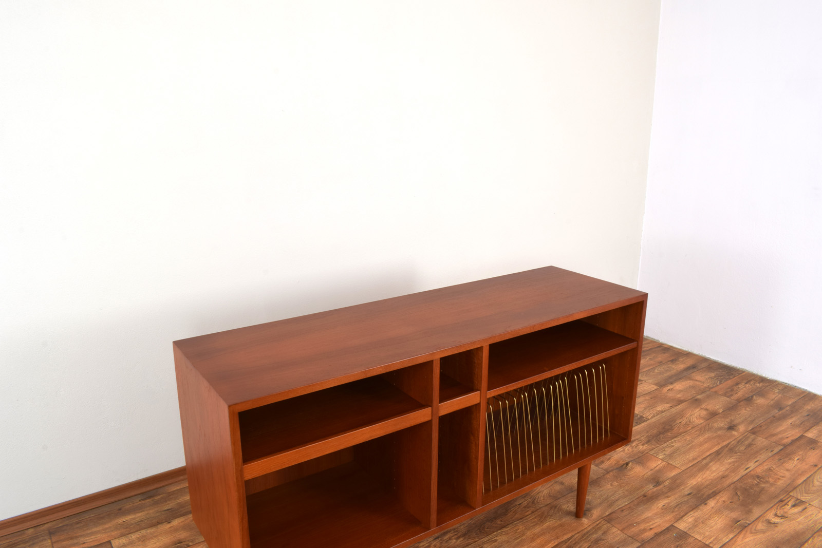 Komoda tekowa hi-fi, Dania, lata 60