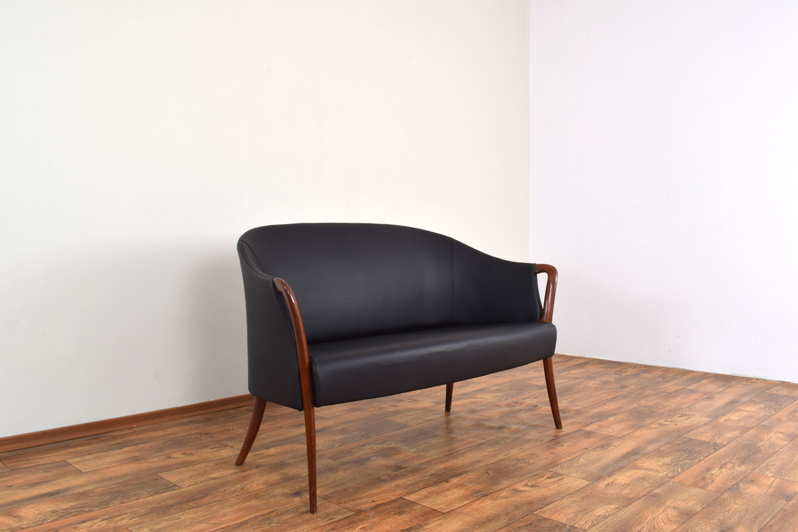 Sofa skórzana, Włochy, lata 60