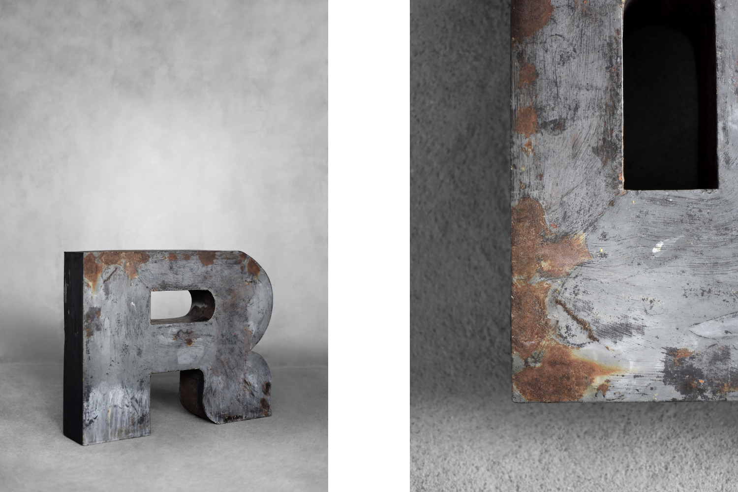 Duża industrialna litera R, Polska, lata 50