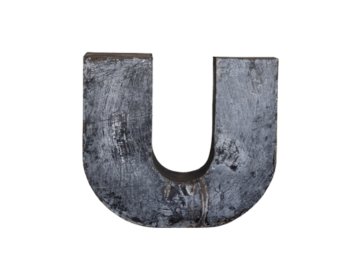 Duża industrialna litera U, Polska, lata 50