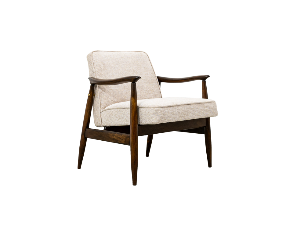 Fotel GFM-87 proj. Juliusz Kędziorek, Gościcińska Fabryka Mebli, PRL, Lata 60