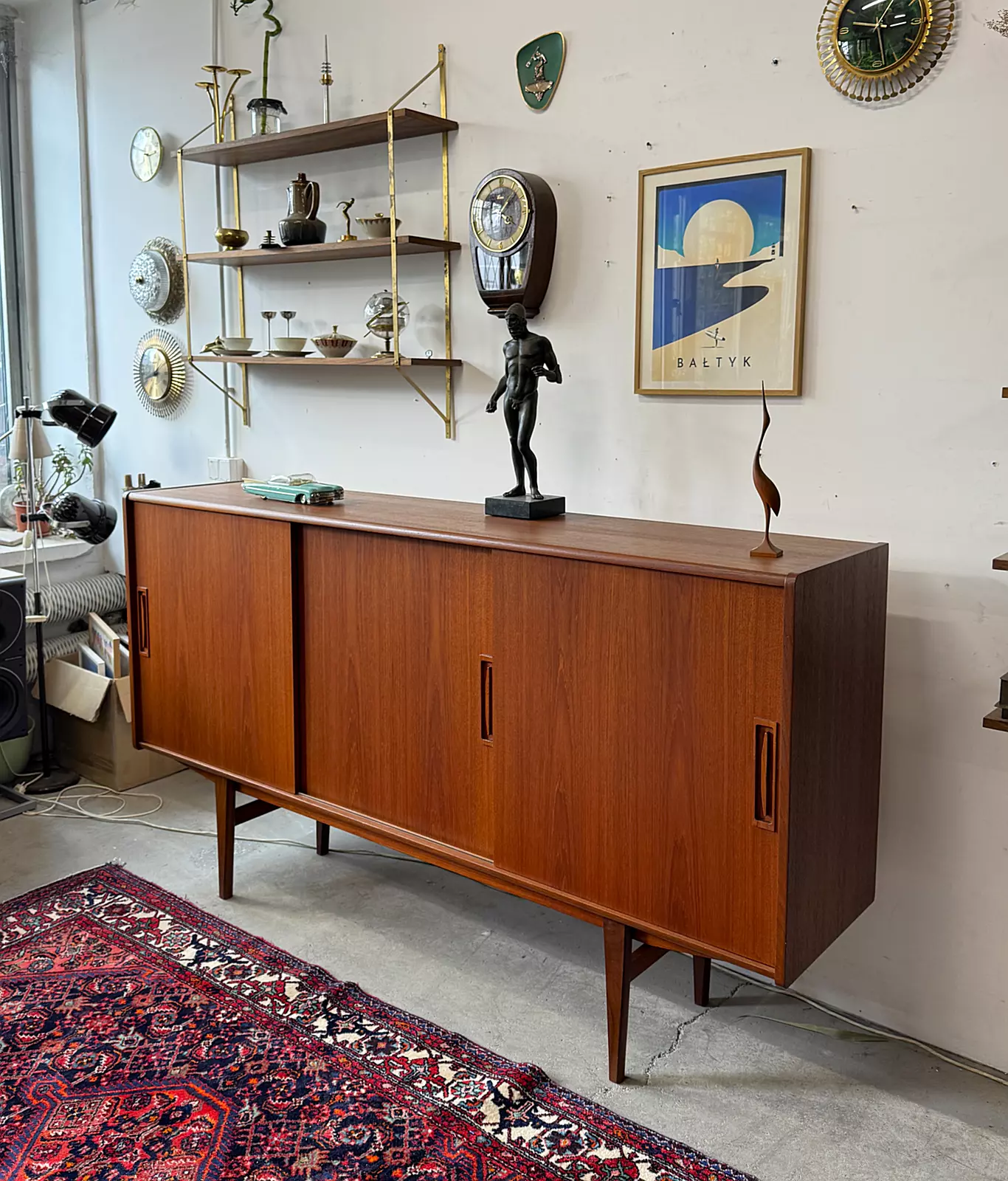 Tekowy sideboard, Dania, lata 60/70