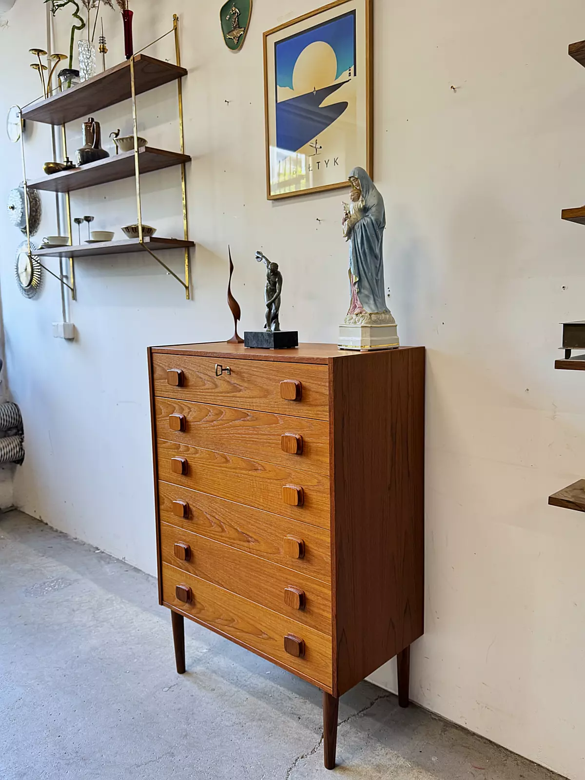 Komoda szufladówka vintage, Dania