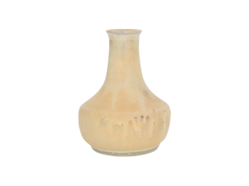 Mały piaskowy wazon kamionkowy, proj. Gunnar Borg, Höganäs Keramik, Szwecja, lata 60