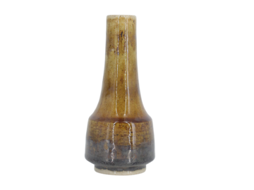 Mały szkliwiony wazon kamionkowy nr. 3, proj. Gunnar Borg, Höganäs Keramik, Szwecja, lata 60