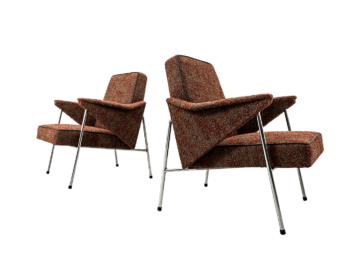 Para Foteli, Fabryka Mebli Stalowych Wschód, Zadziele, PRL, Lata 60