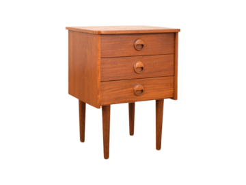 Szafka nocna tekowa, Dania, lata 60