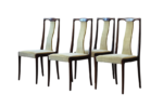 Set of 4 vintage dining chairs, Lübke, Germany, 1960s