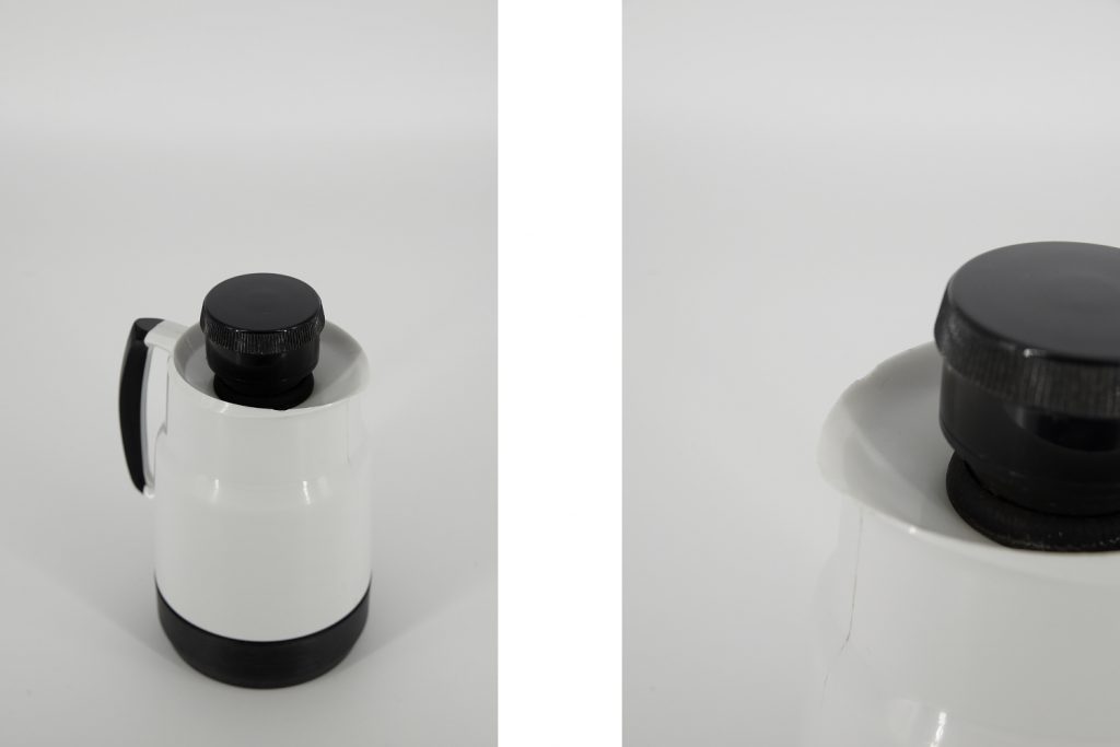 Dzbanek termiczny, proj. Sigvard Bernadotte, Husqvarna Borstfabrik, Szwecja, lata 60