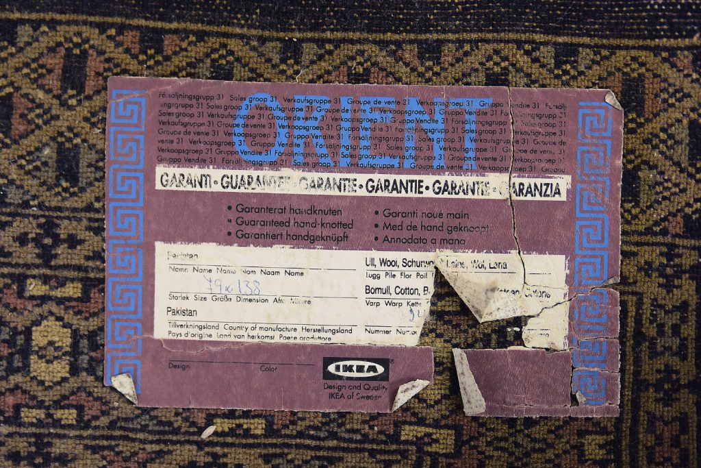 Dywan orientalny bucharski, IKEA, Pakistan, lata 60