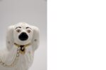 Para ceramicznych figurek Staffordshire Spaniel Mantle Dogs numer 1378 - 4, Beswick England, Anglia, lata 60