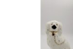 Para ceramicznych figurek Staffordshire Spaniel Mantle Dogs numer 1378 - 4, Beswick England, Anglia, lata 60