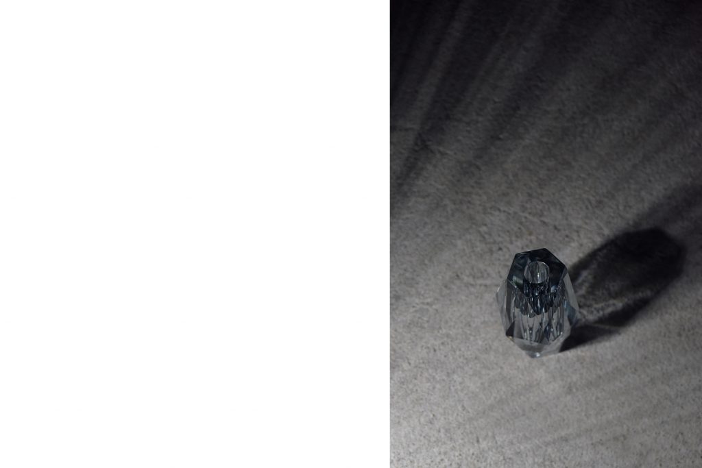 Wazon szklany Diamond, proj. Asta Strömberg, Strömbergshyttan, Szwecja, lata 60